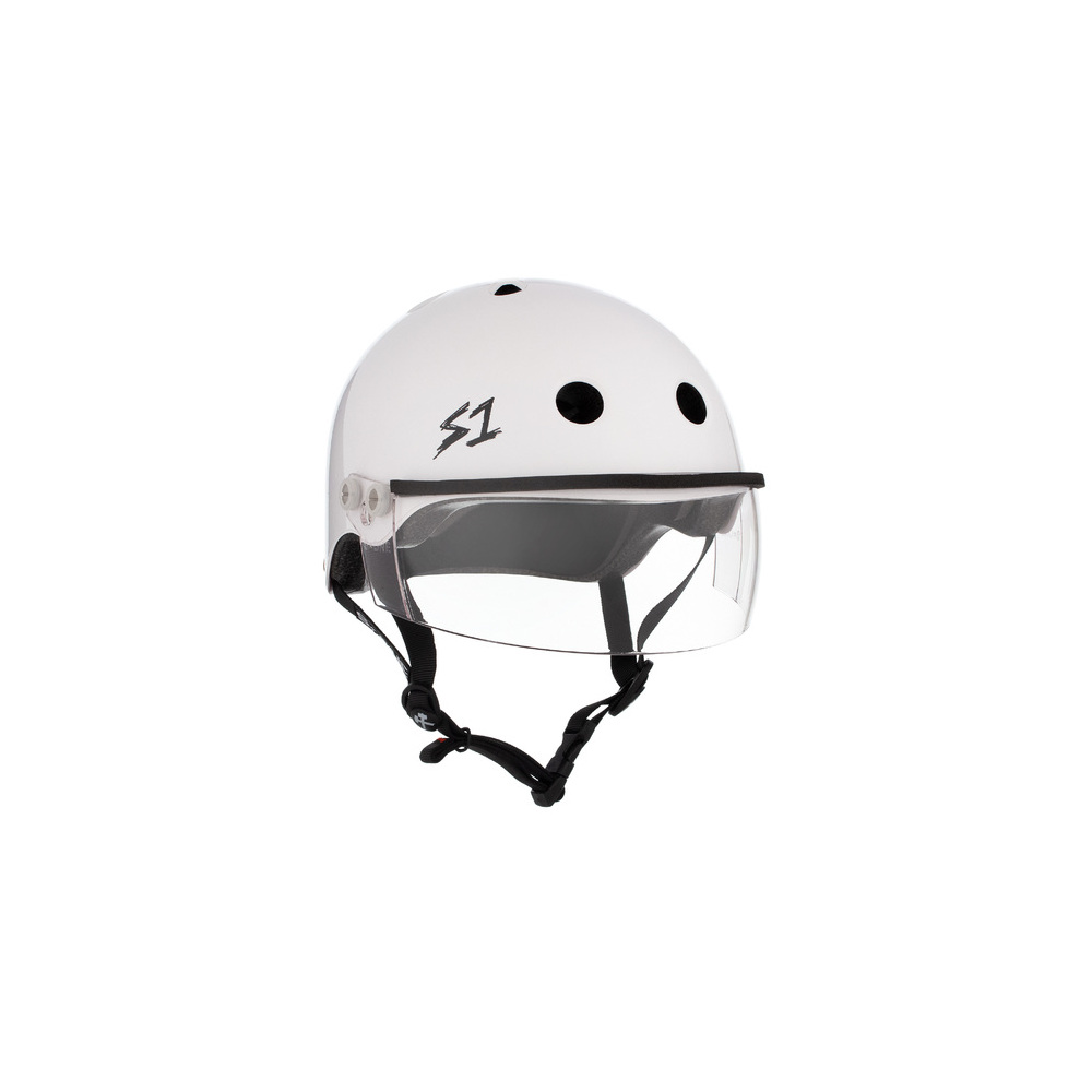 S-One Helmet Lifer Visor (XS) White Gloss