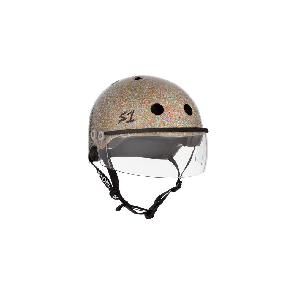 S-One Helmet Lifer Visor Gold Gloss Glitter