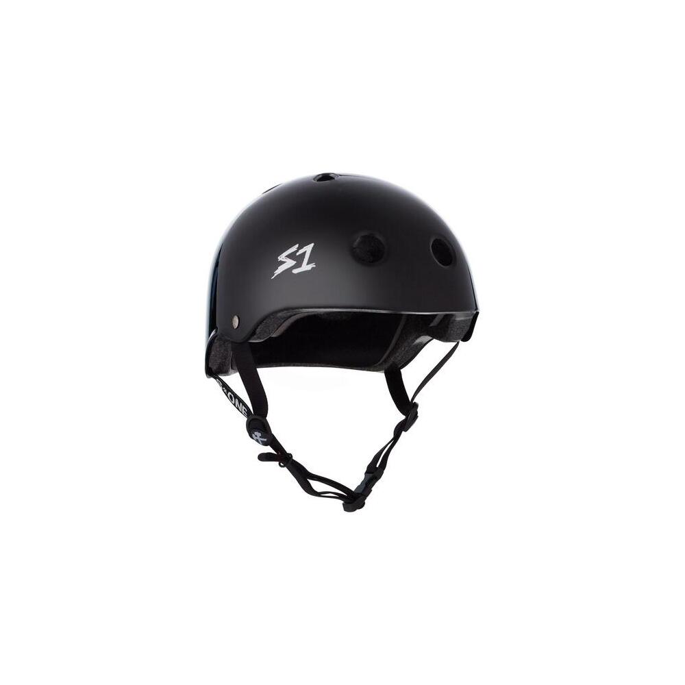 S-One Helmet Mega Lifer (L) Black Gloss 