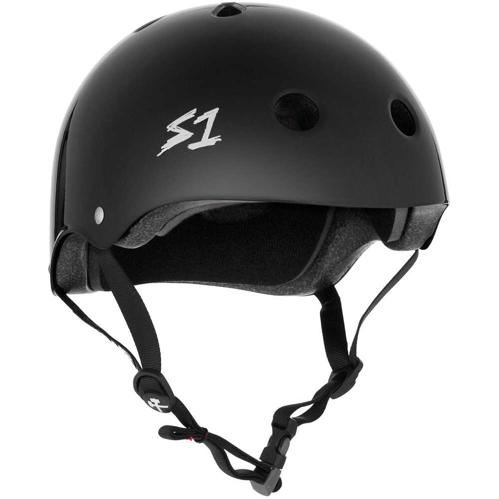 S-One Helmet Mega Lifer Black Gloss