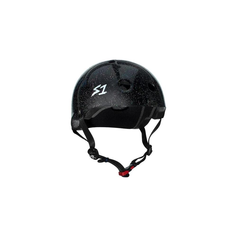 S-One Helmet Mini Lifer (L) Black Gloss Glitter