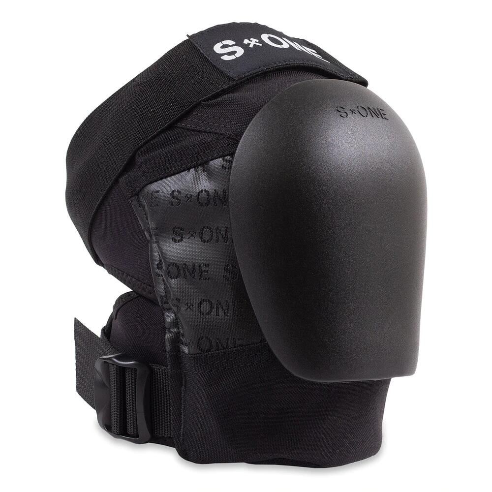 S-One Pro Knee Pads (M) Gen 4 Black Caps