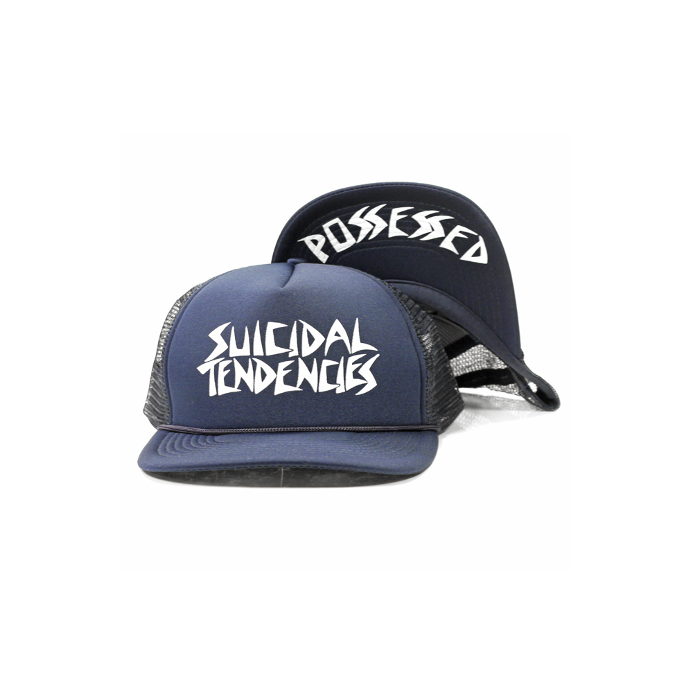 Suicidal Tendencies Hat Possessed Mesh Flip Navy