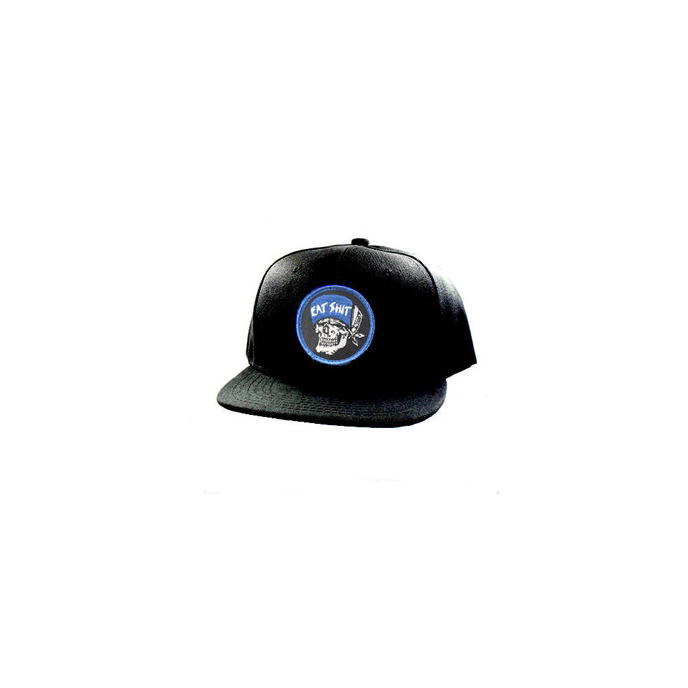 Suicidal Skates Hat Eat Shit Patch Snapback Black