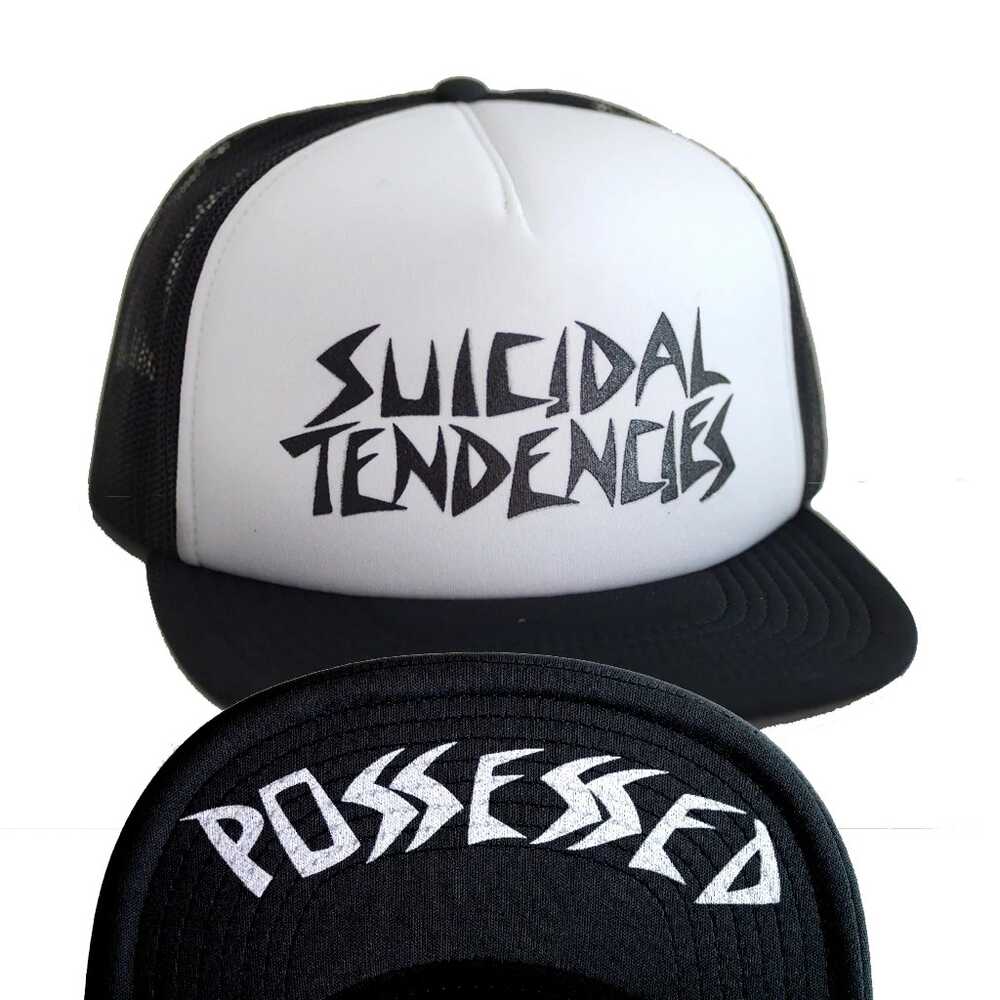 Suicidal Skates Hat Tendencies/Possessed Flip Mesh Black/White