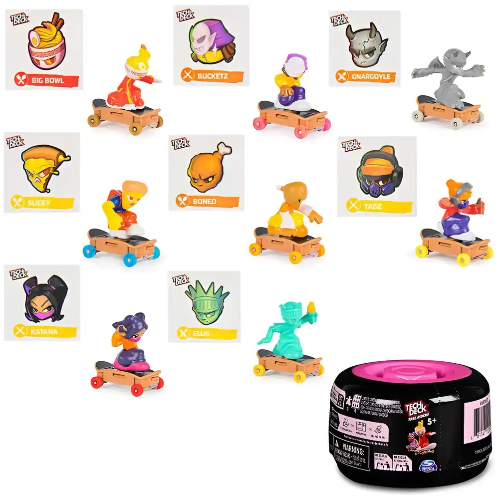 Tech Deck Free Riders Blind Assorted Single