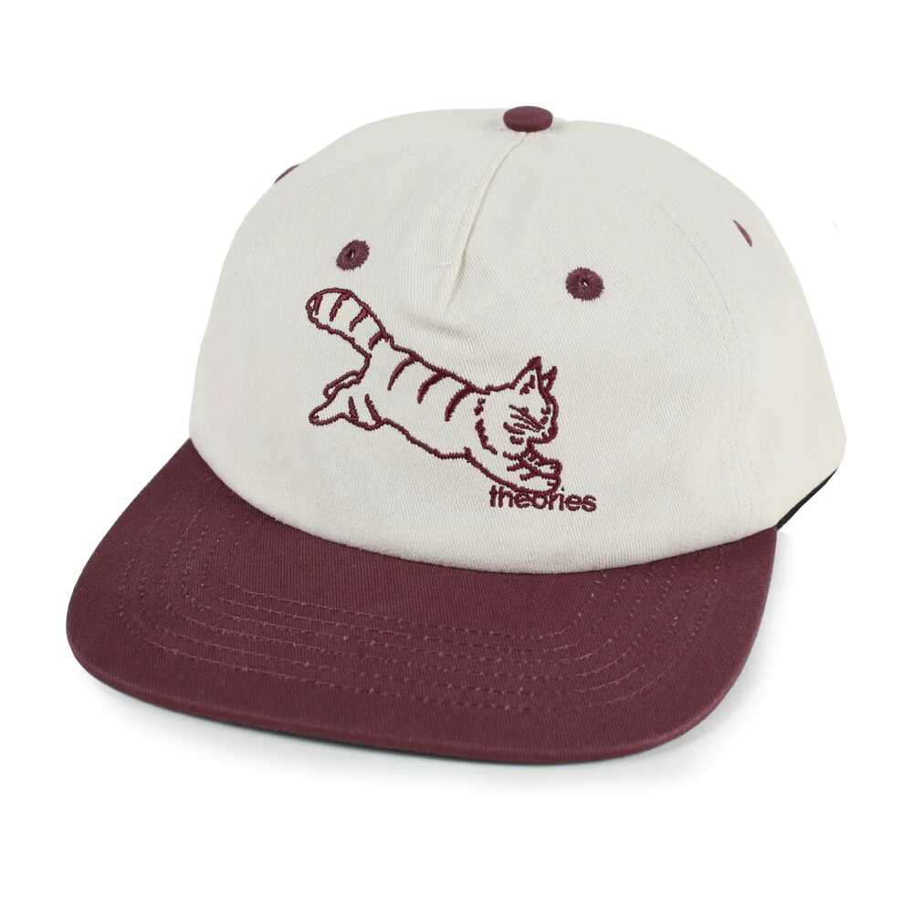 Theories Hat Conscious Kitty Snapback Wine/Stone