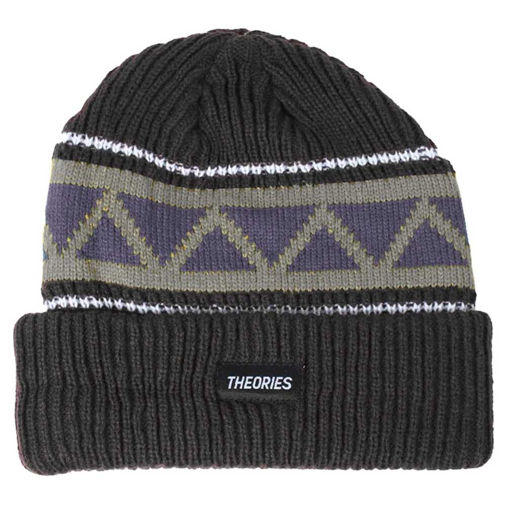 Theories Beanie Peaks Charcoal/Lavender