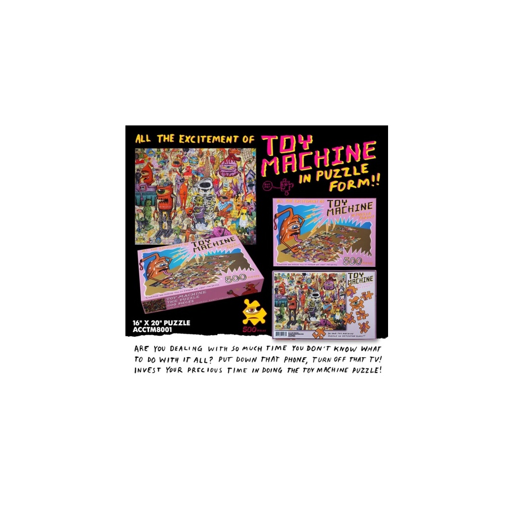 Toy Machine The Puzzle 500Pc Multi Coloured