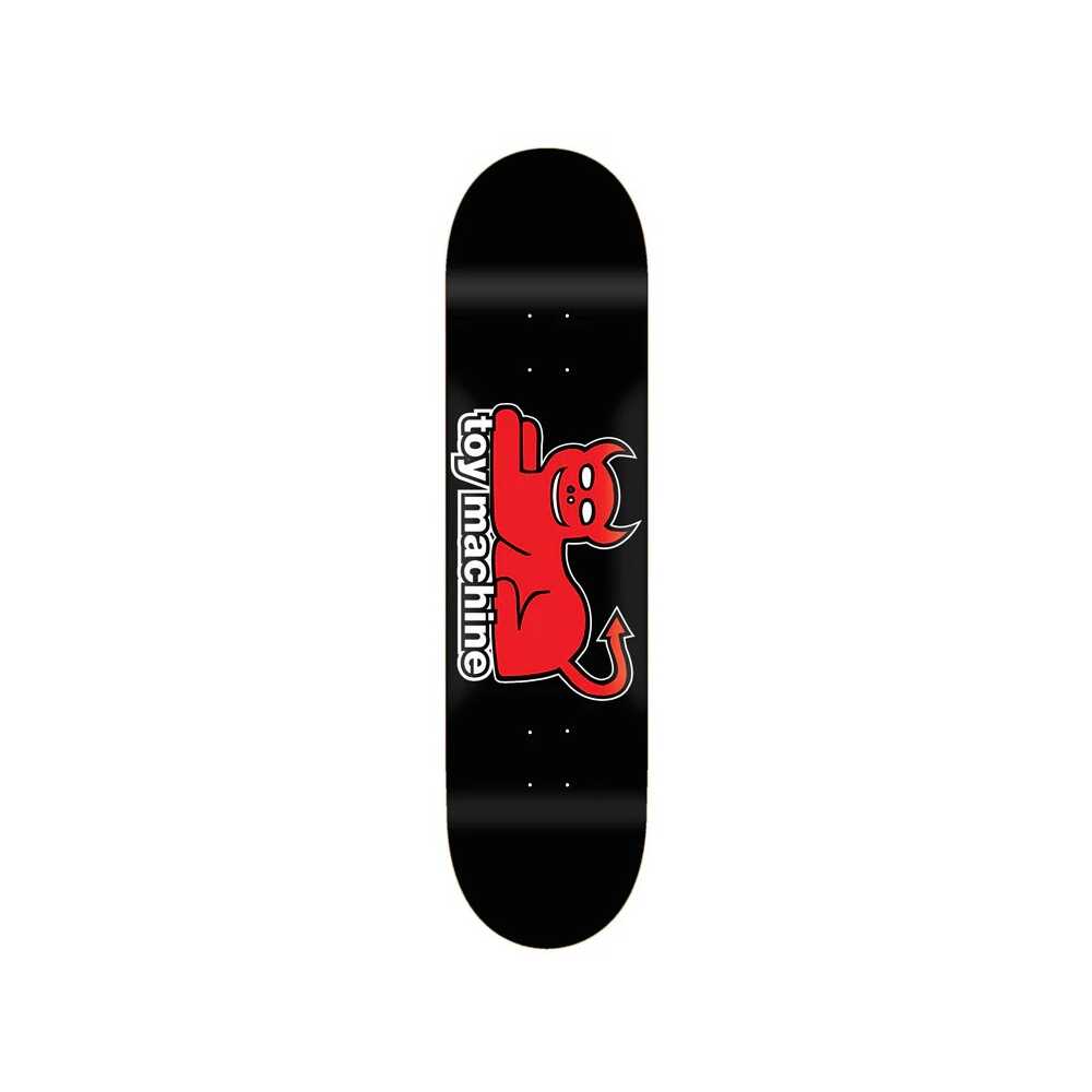Toy Machine Deck 7.63 Devil Cat Black