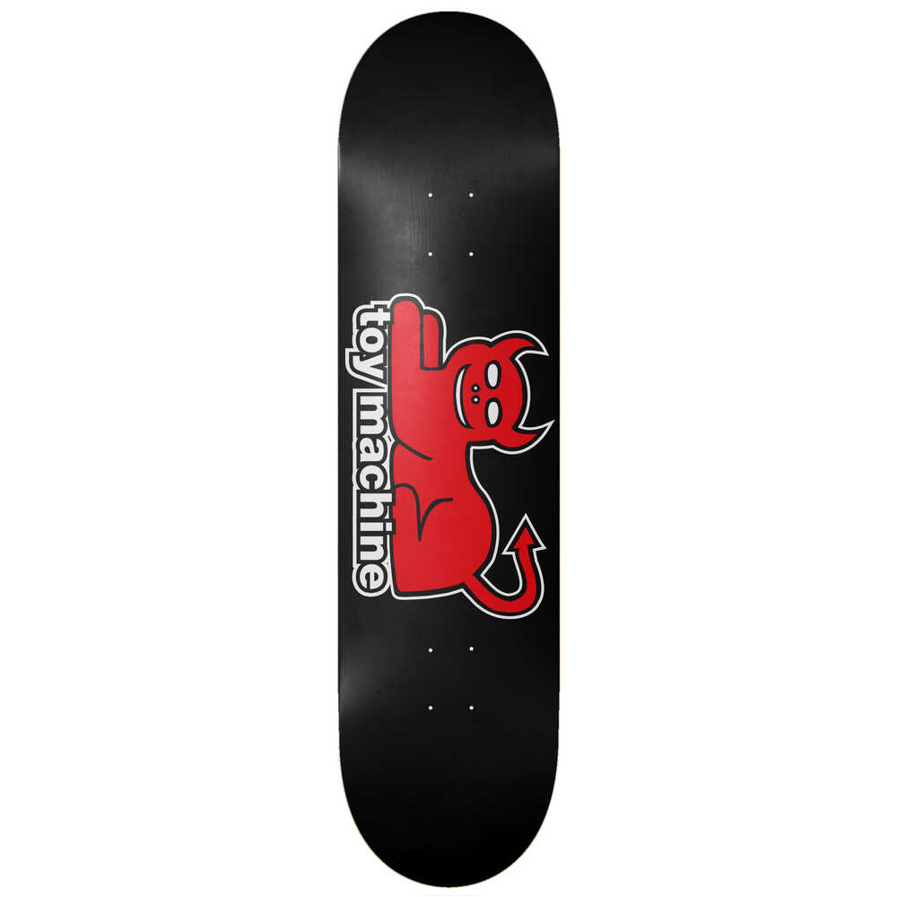 Toy Machine Deck 7.63 Devil Cat Black