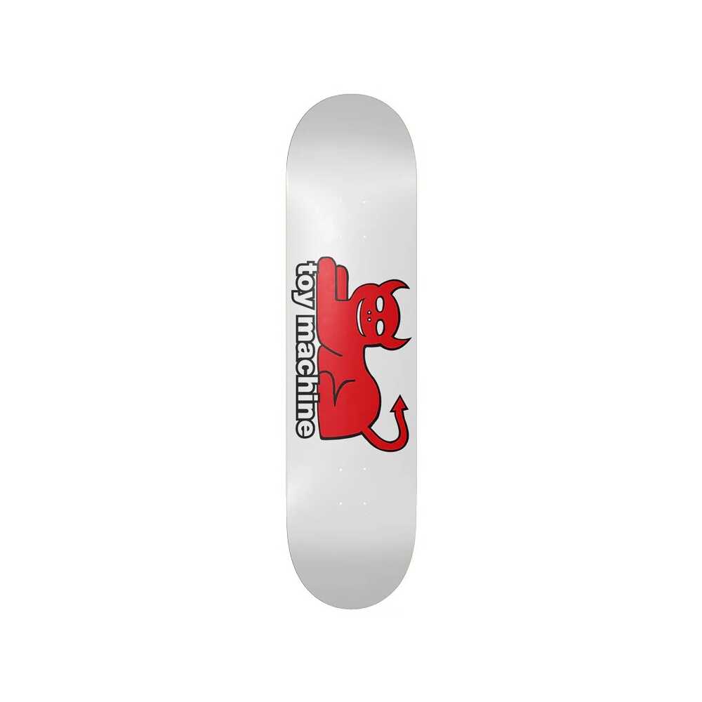 Toy Machine Deck 8.25 Devil Cat White