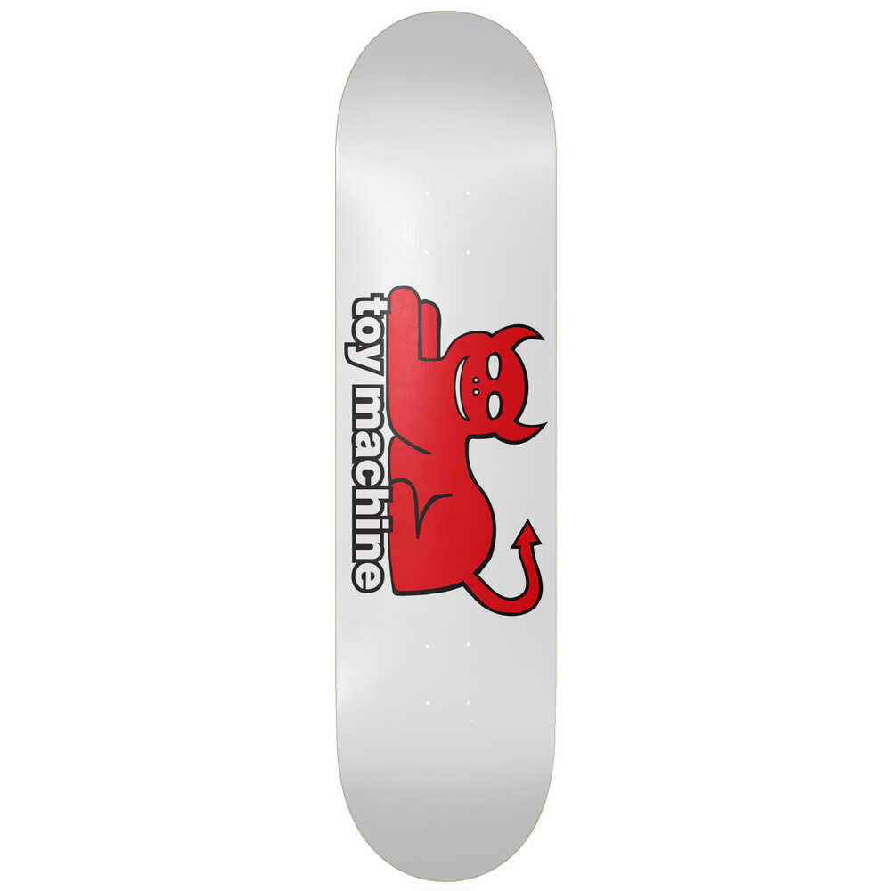Toy Machine Deck 8.25 Devil Cat White