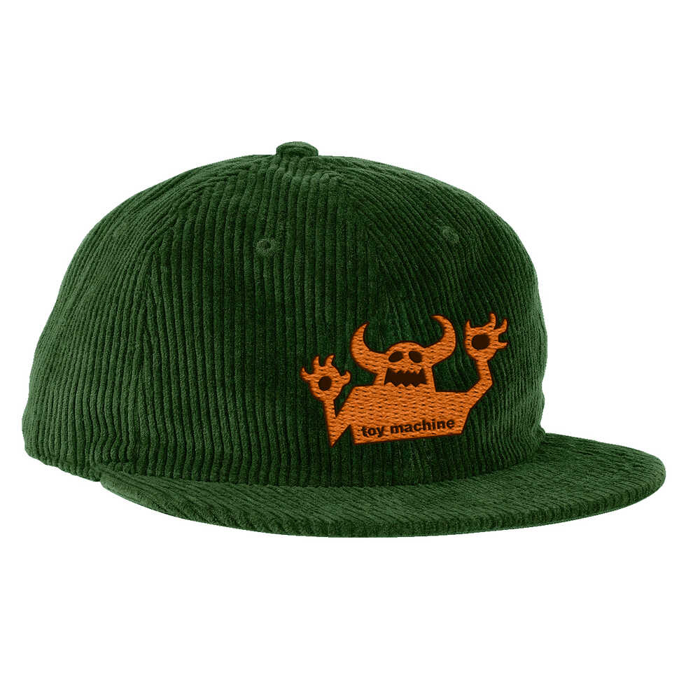Toy Machine Hat OG Monster Corduroy Forest