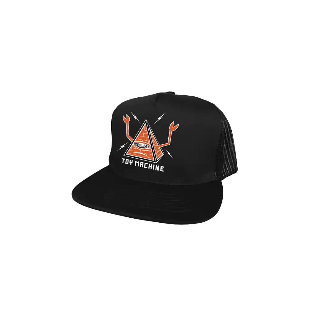 Toy Machine Hat Pyramid Black Mesh