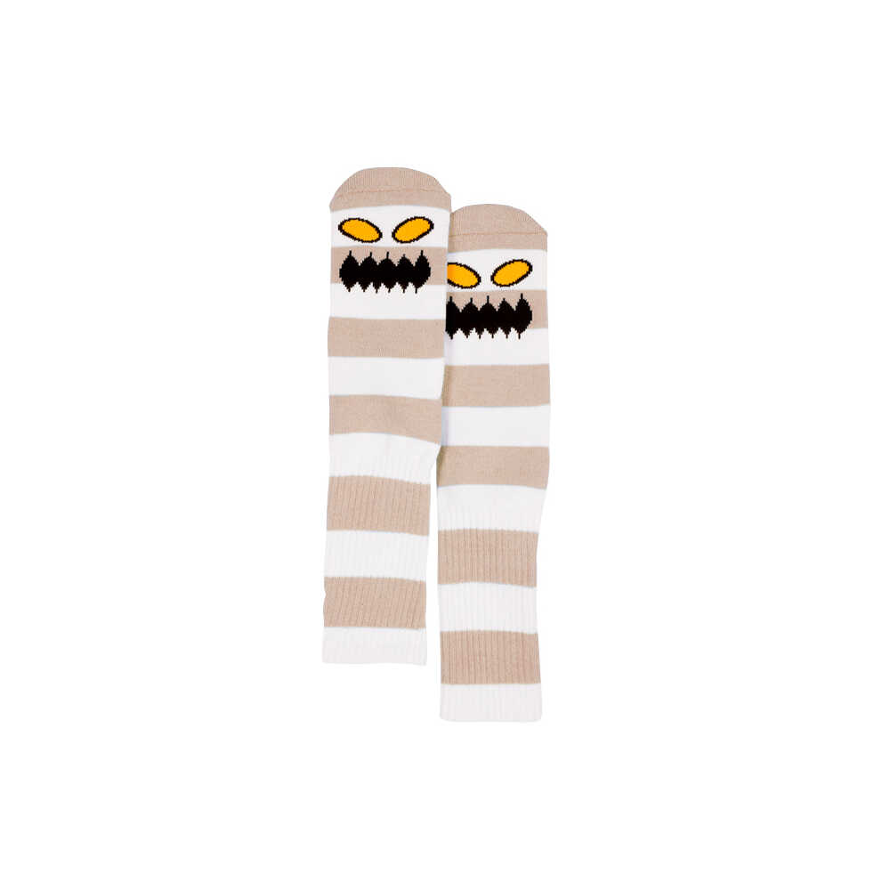 Toy Machine Socks Big Stripe Tan