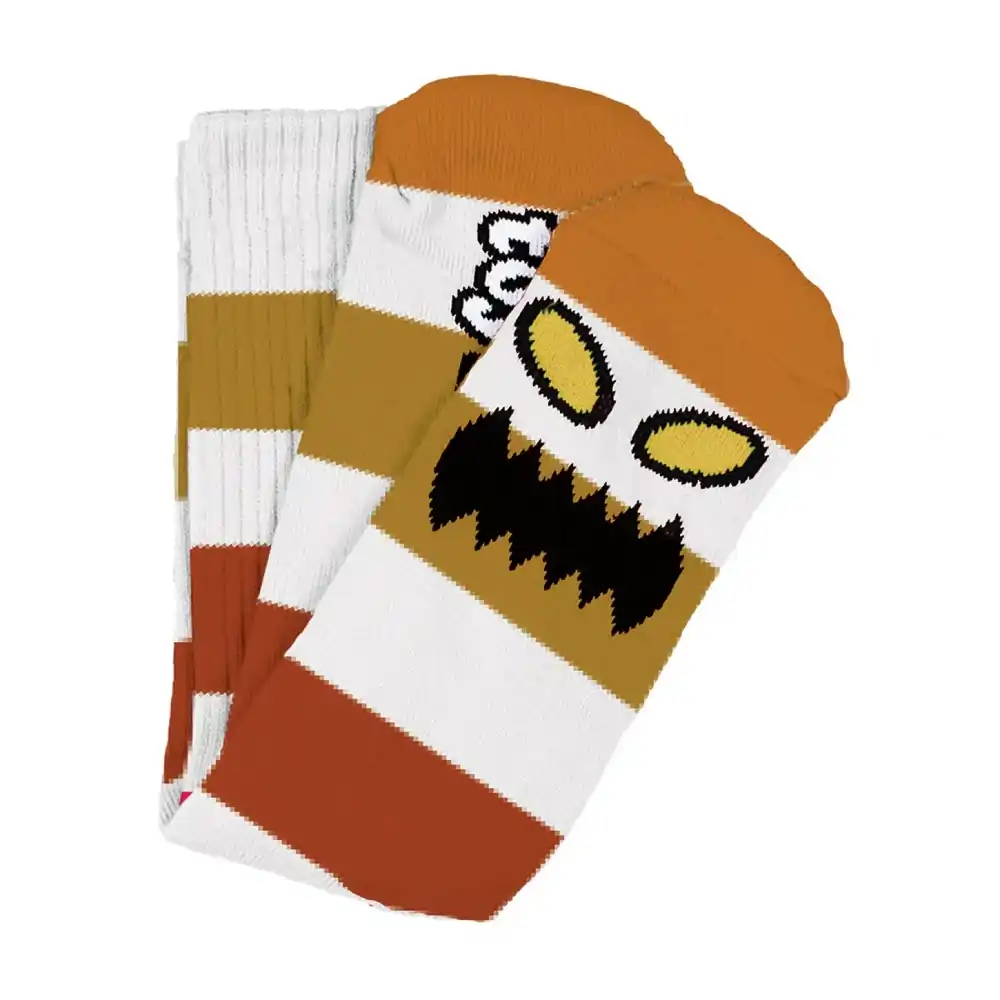 Toy Machine Socks Big Stripe Brown