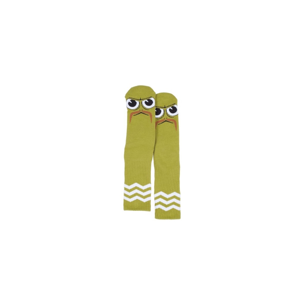 Toy Machine Socks Turtle Boy Stache Sock Green
