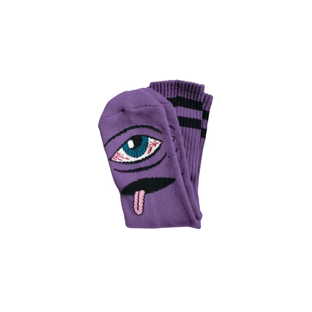 Toy Machine Socks Bloodshot Eye Sock Purple