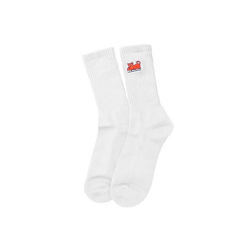 Toy Machine Socks Devil Cat White
