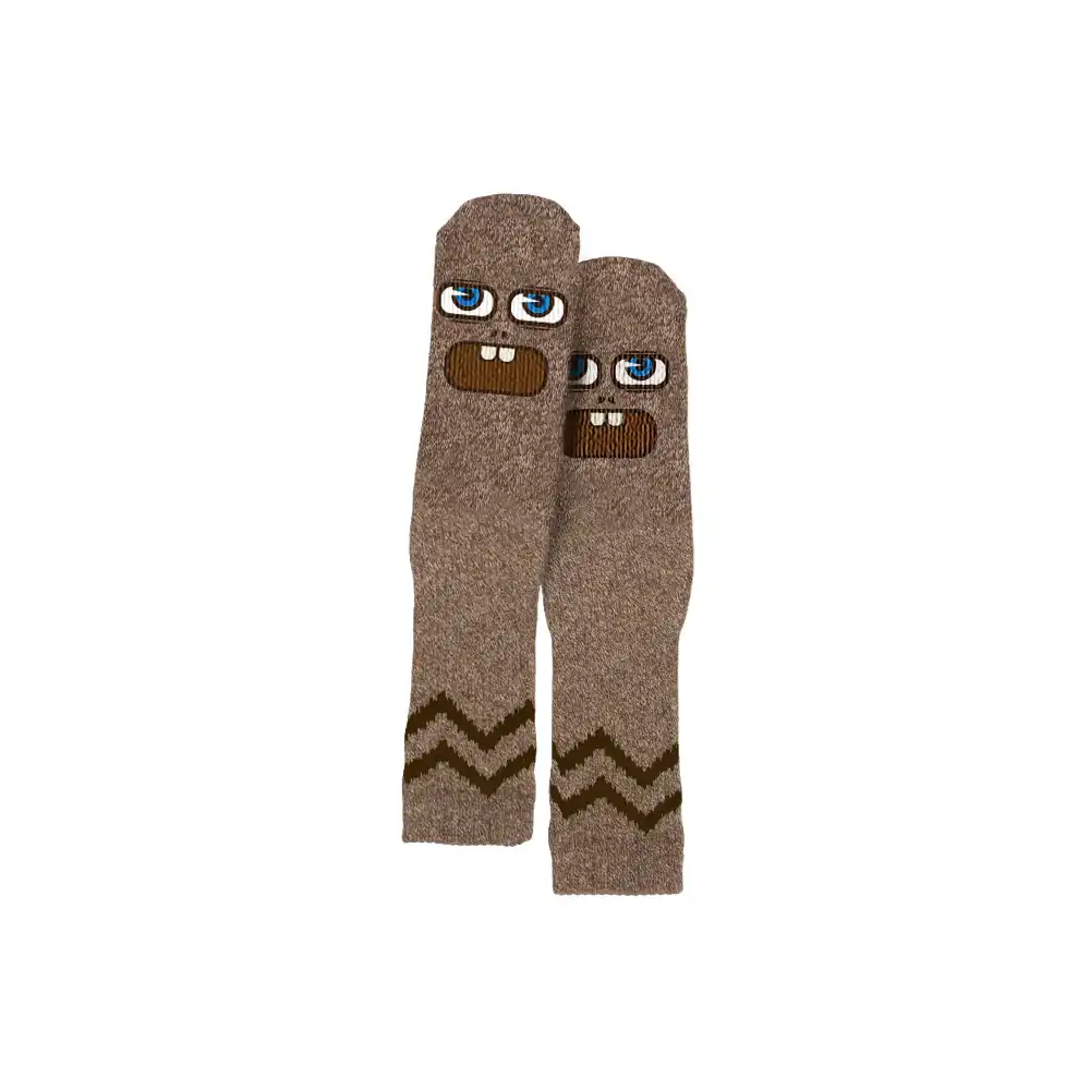 Toy Machine Socks Betard Fooser Heather Brown