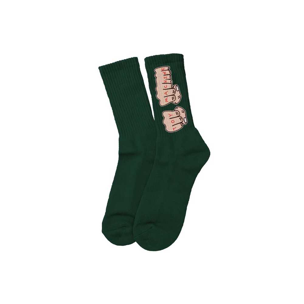 Toy Machine Socks Fists Brown