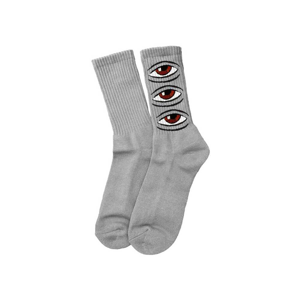 Toy Machine Socks Eye Stack Grey