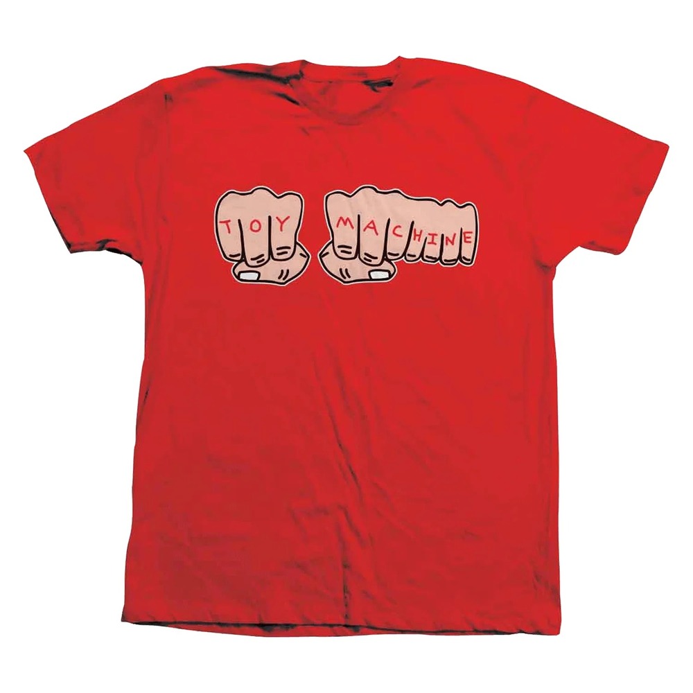 Toy Machine Tee (M) Fists Tee Red