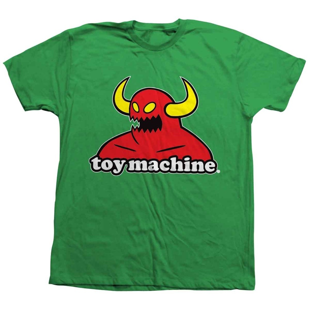 Toy Machine Tee (S) Monster Kelly Green