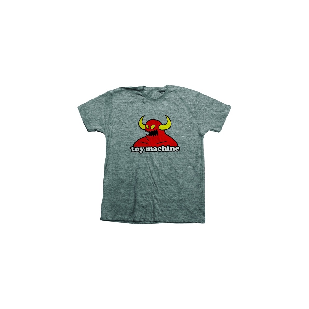 Toy Machine Tee (S) Monster Tee Graphite