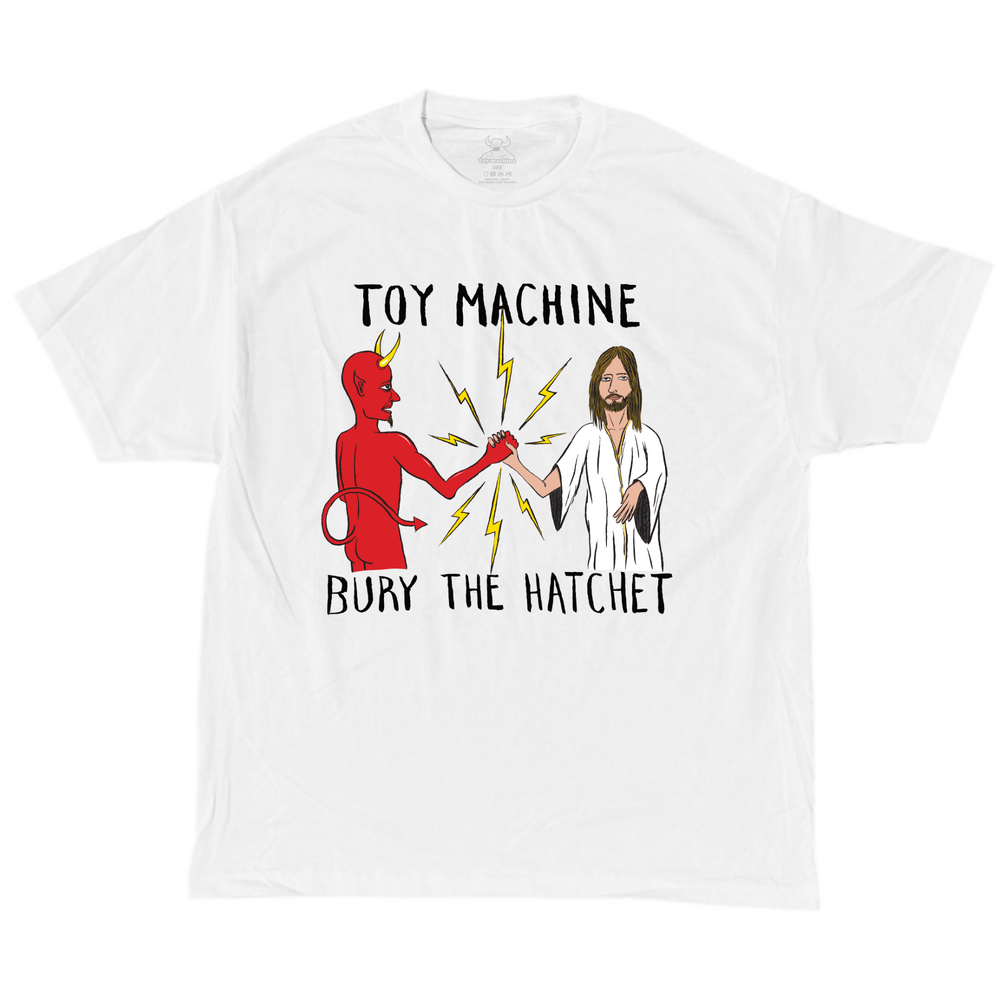 Toy Machine Tee Bury the Hatchet (S) White