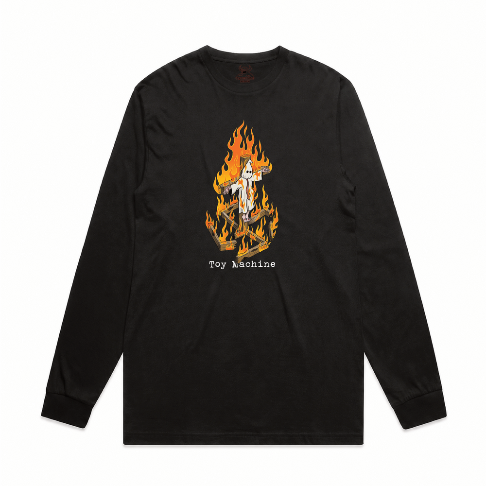 Toy Machine L/S Tee Charred Cross V2 (S) Black