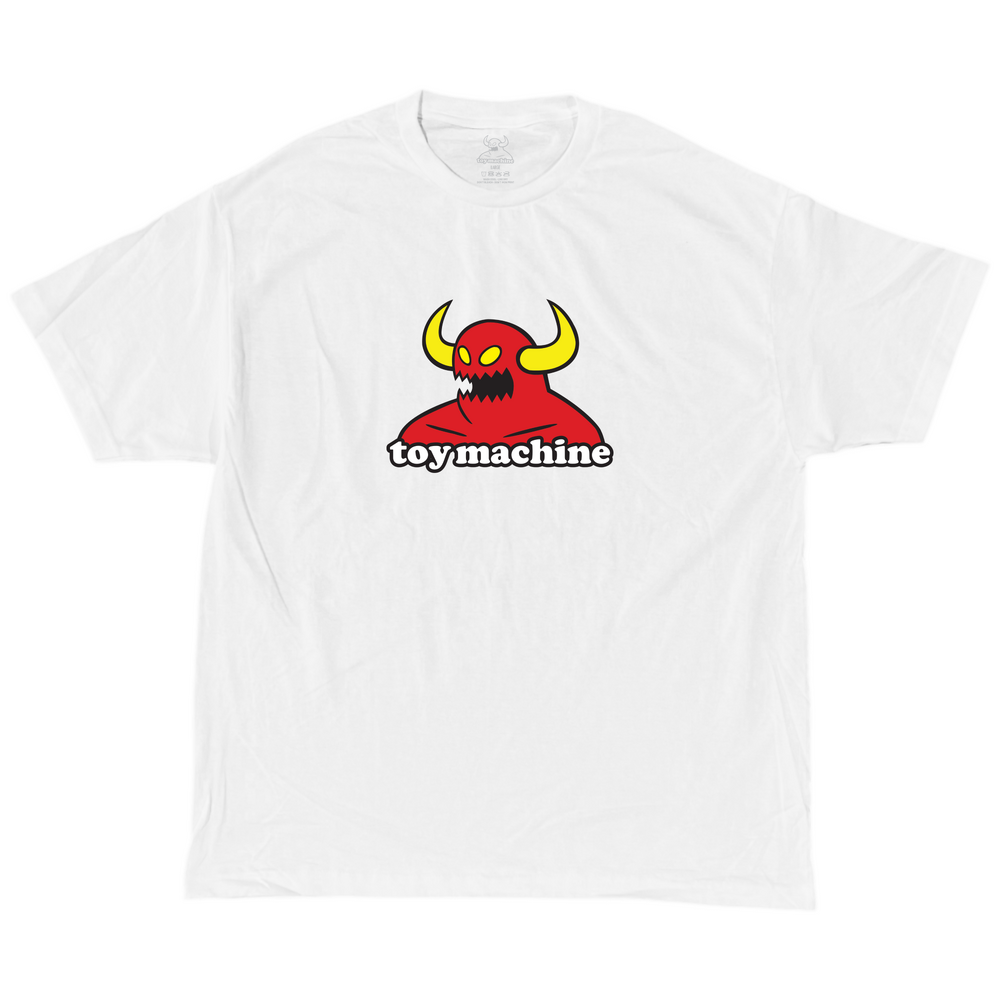 Toy Machine Tee Monster (S) White