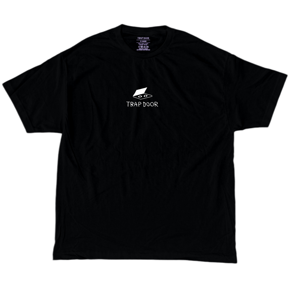 Trap Door Tee (M) Logo Black