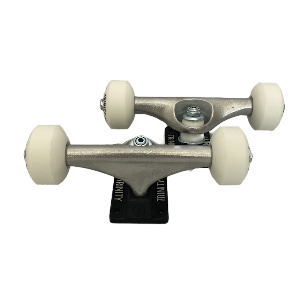 Trinity Trucks/Wheels/Bearings Combo Raw/Black