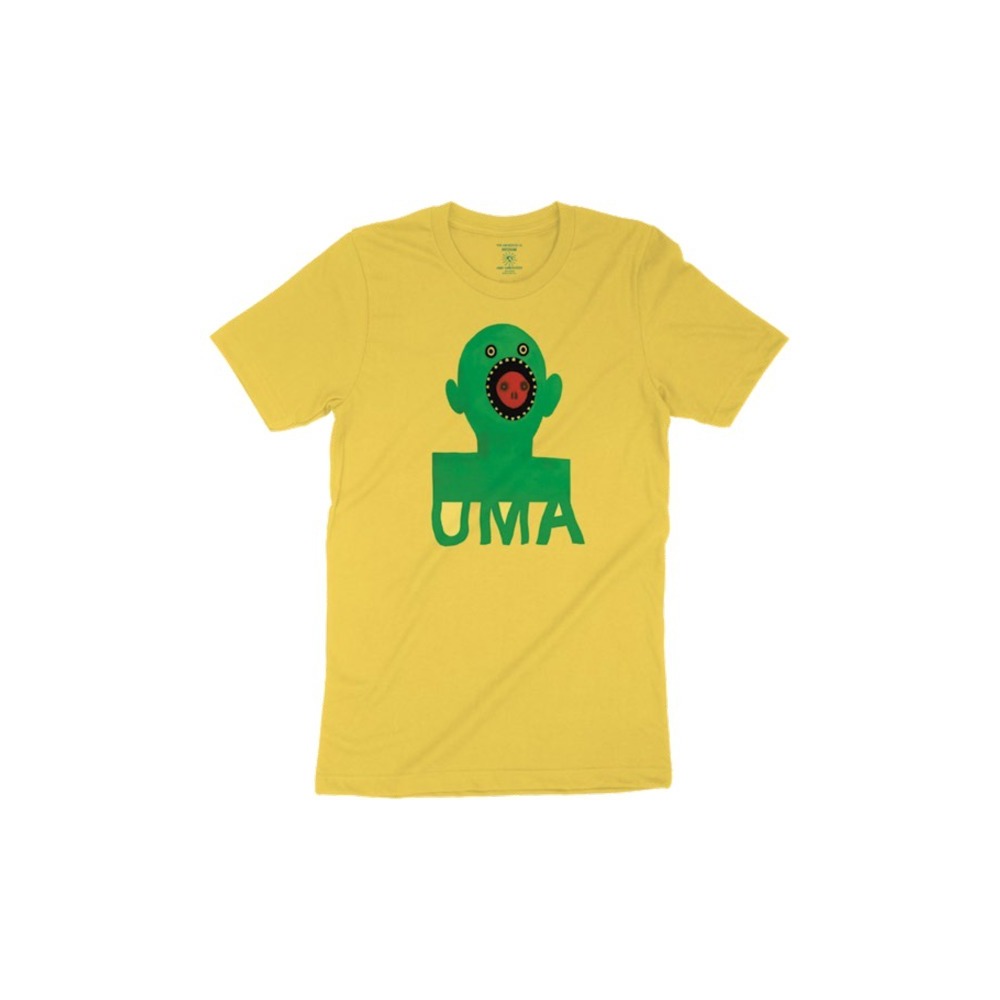 UMA Tee (XL) Mouthface Yellow 