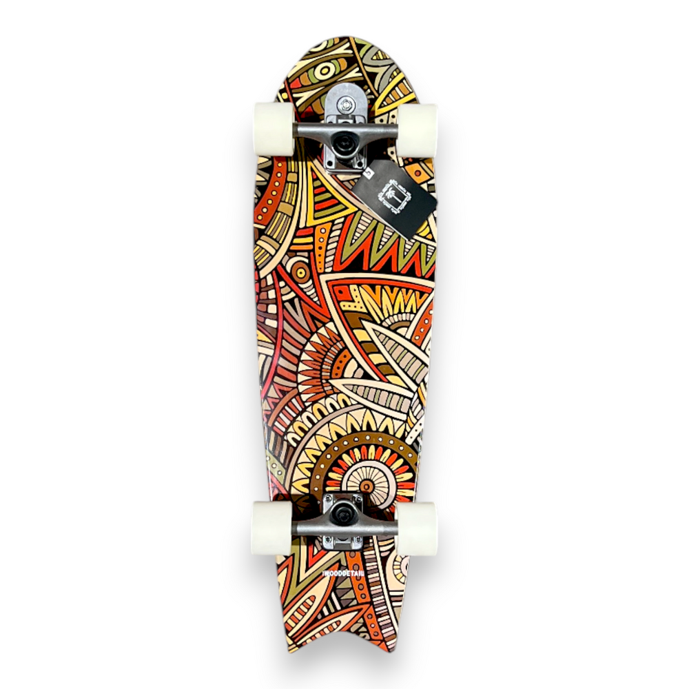 WoodDetail Surfskate Complete 10.25 X 34 Chicama Punta Rockas