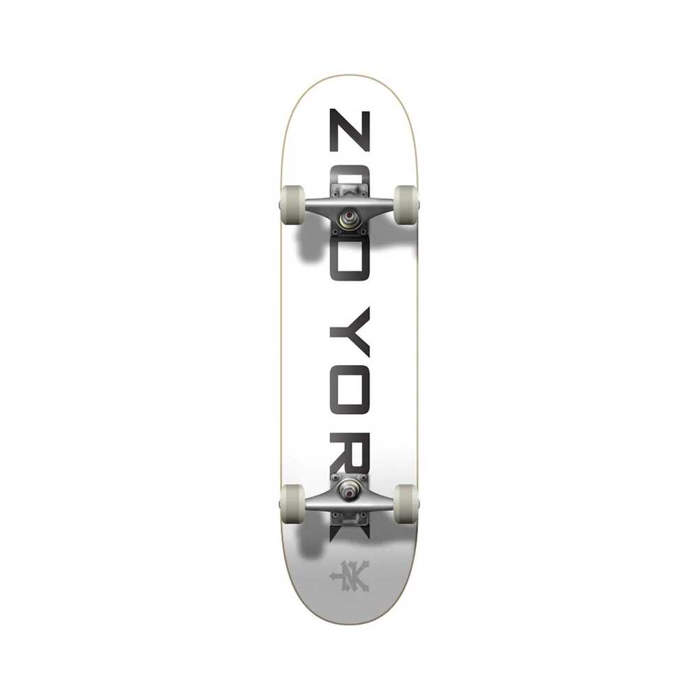 Zoo York Complete 7.75 OG 95 Logo Block White/Black/Grey